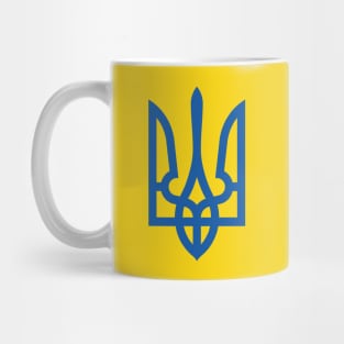 Blue Tryzub Mug